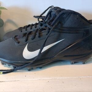 Nike Alpha Talon Elite  3/4 TD Black Athletic Football Cleats (512482-001)  13.5